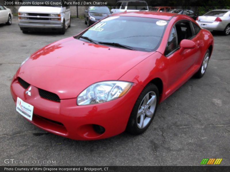 Pure Red / Dark Charcoal 2006 Mitsubishi Eclipse GS Coupe
