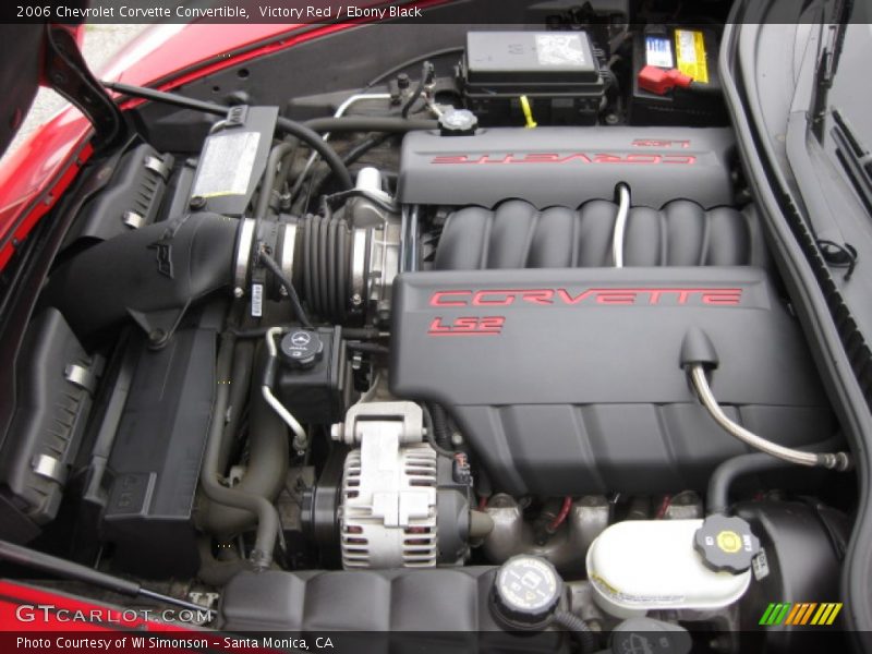 Victory Red / Ebony Black 2006 Chevrolet Corvette Convertible
