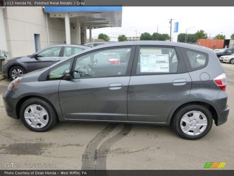 Polished Metal Metallic / Gray 2013 Honda Fit