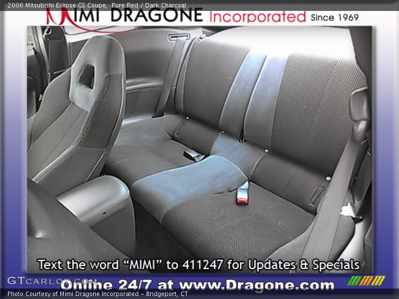Pure Red / Dark Charcoal 2006 Mitsubishi Eclipse GS Coupe