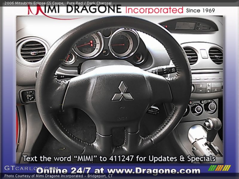 Pure Red / Dark Charcoal 2006 Mitsubishi Eclipse GS Coupe
