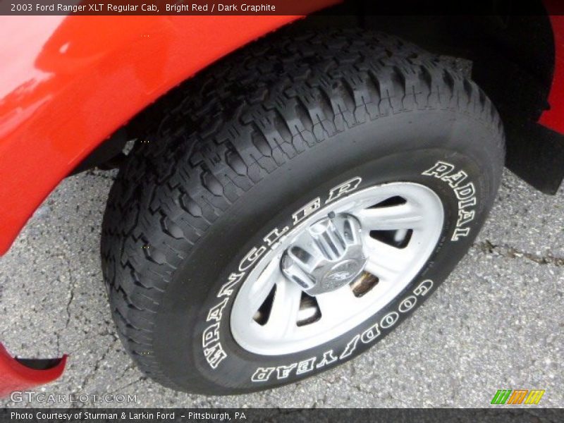 Bright Red / Dark Graphite 2003 Ford Ranger XLT Regular Cab
