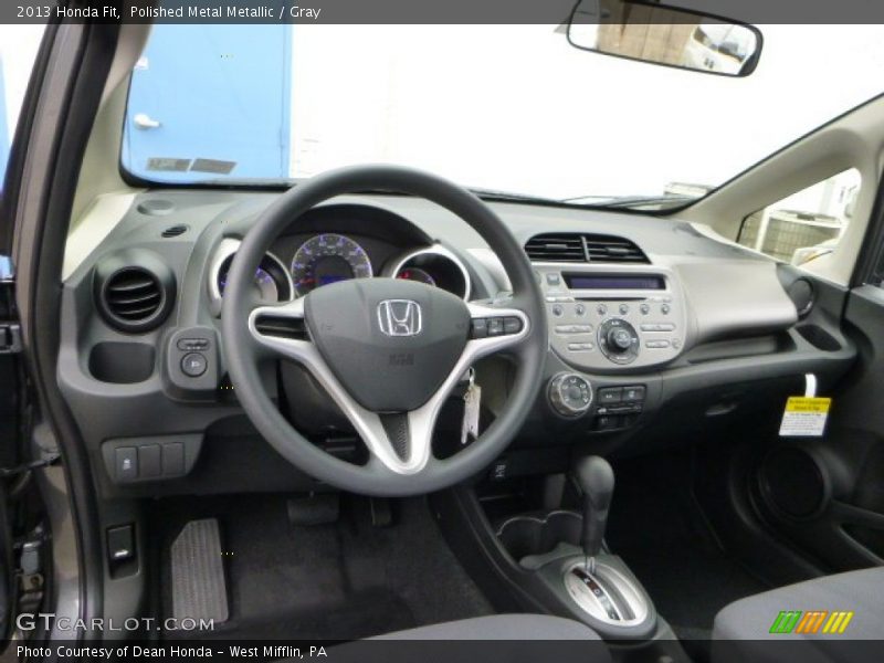 Polished Metal Metallic / Gray 2013 Honda Fit