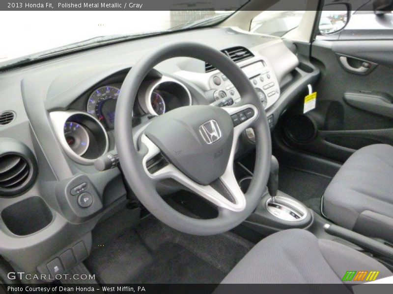 Polished Metal Metallic / Gray 2013 Honda Fit