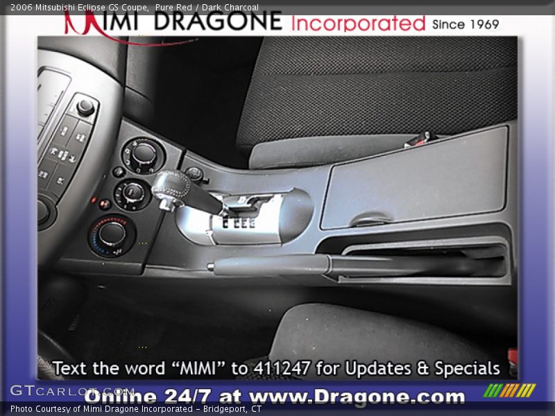 Pure Red / Dark Charcoal 2006 Mitsubishi Eclipse GS Coupe