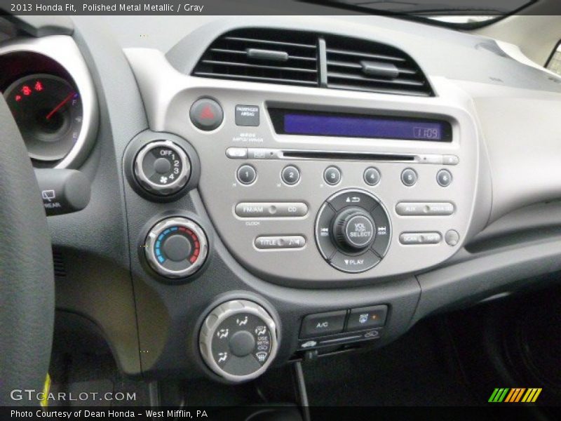 Polished Metal Metallic / Gray 2013 Honda Fit