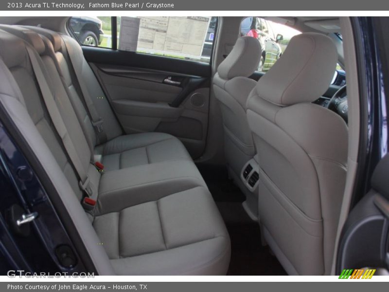 Fathom Blue Pearl / Graystone 2013 Acura TL Technology