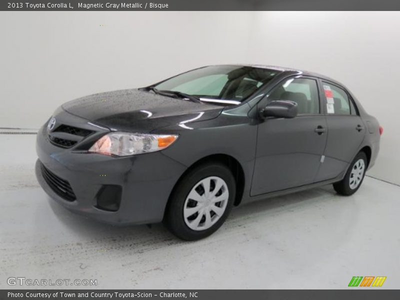 Magnetic Gray Metallic / Bisque 2013 Toyota Corolla L