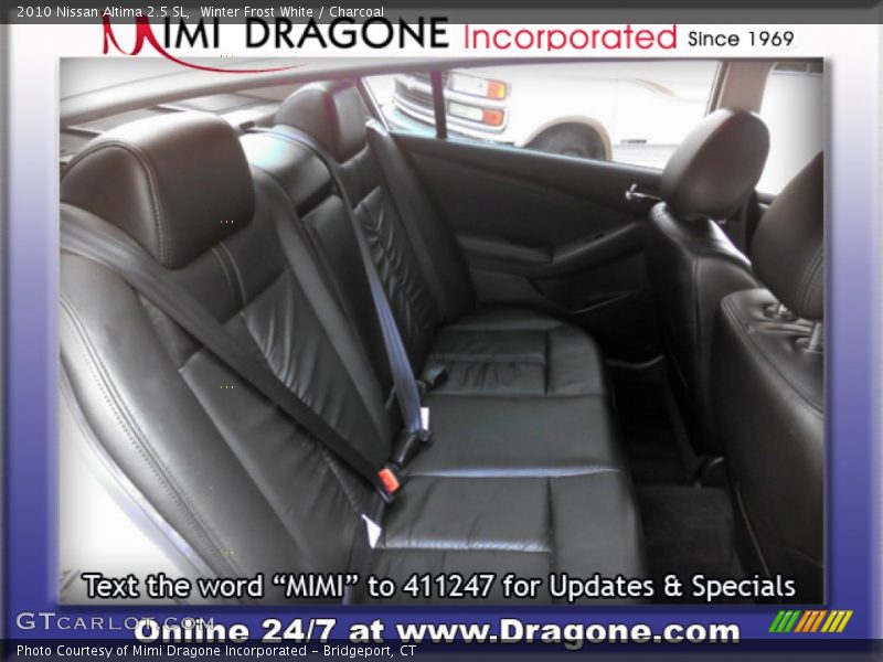 Winter Frost White / Charcoal 2010 Nissan Altima 2.5 SL
