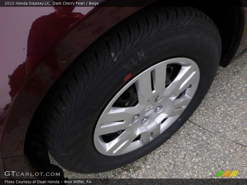 Dark Cherry Pearl / Beige 2013 Honda Odyssey LX