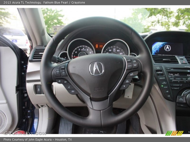 Fathom Blue Pearl / Graystone 2013 Acura TL Technology