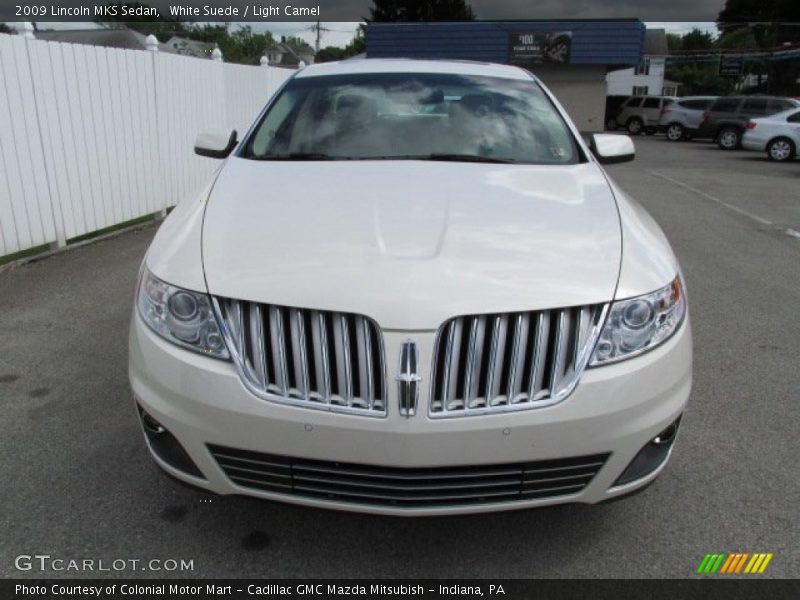 White Suede / Light Camel 2009 Lincoln MKS Sedan