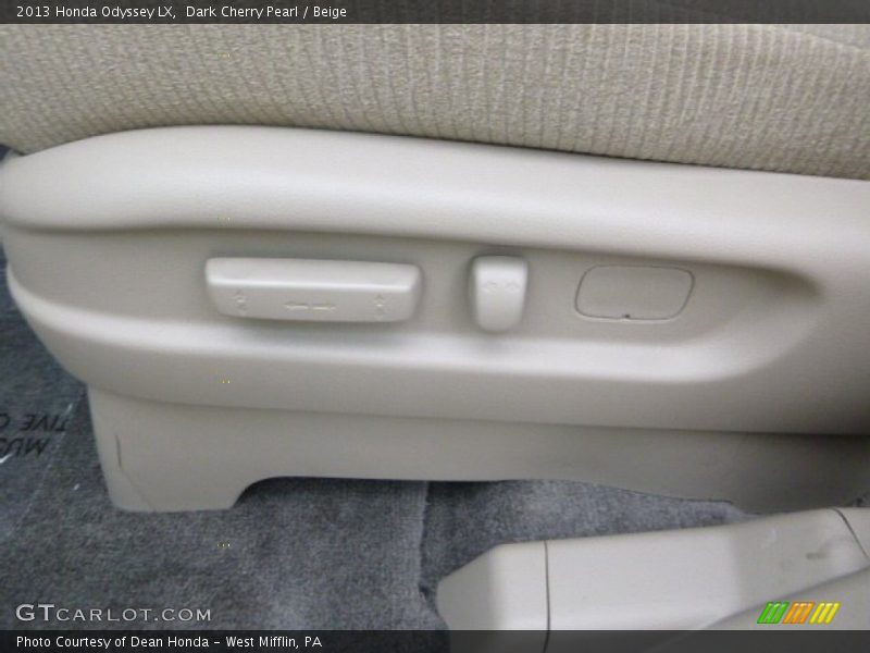 Dark Cherry Pearl / Beige 2013 Honda Odyssey LX