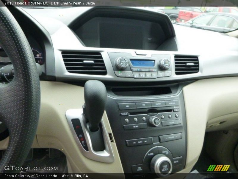 Dark Cherry Pearl / Beige 2013 Honda Odyssey LX