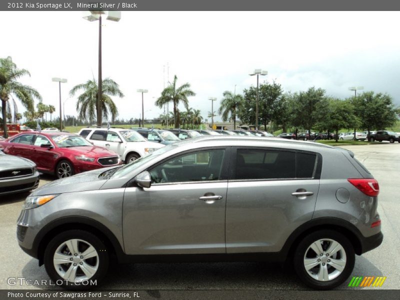 Mineral Silver / Black 2012 Kia Sportage LX