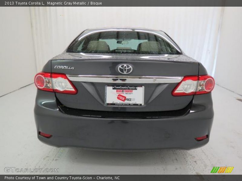 Magnetic Gray Metallic / Bisque 2013 Toyota Corolla L