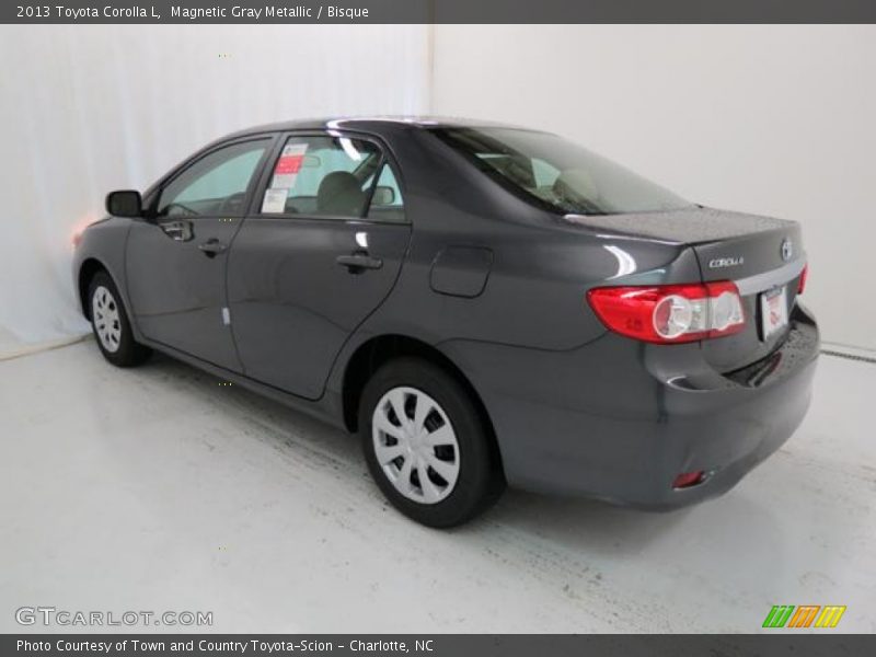 Magnetic Gray Metallic / Bisque 2013 Toyota Corolla L