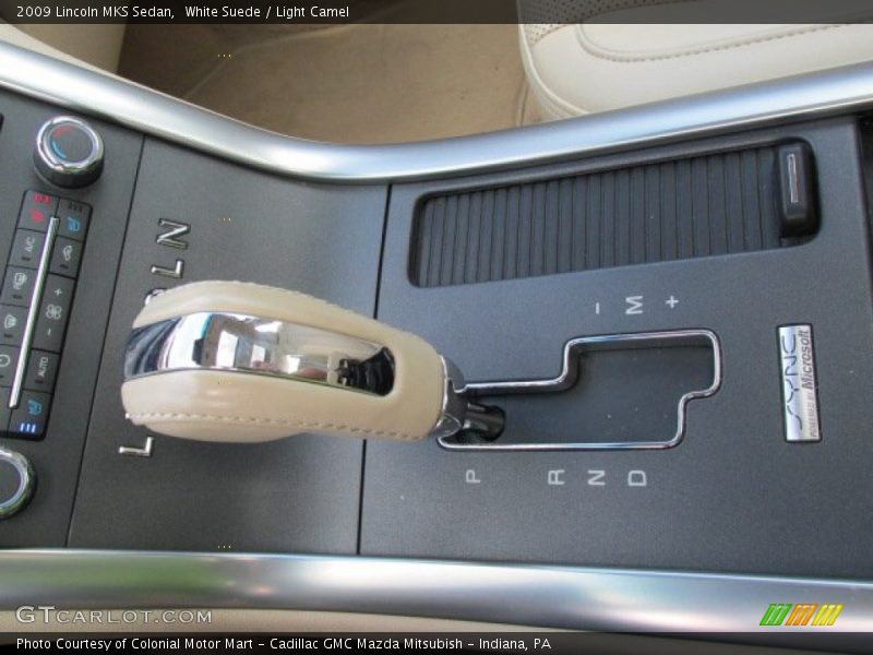 White Suede / Light Camel 2009 Lincoln MKS Sedan