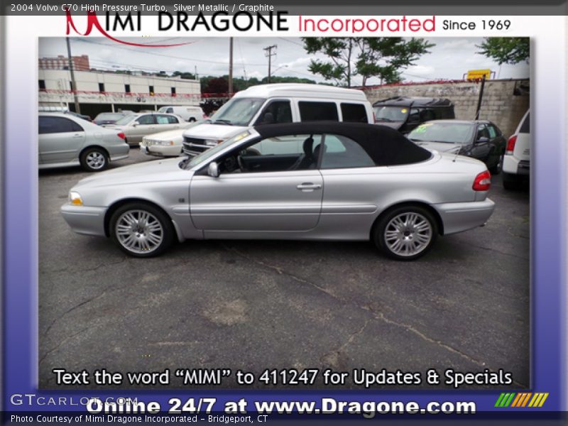 Silver Metallic / Graphite 2004 Volvo C70 High Pressure Turbo
