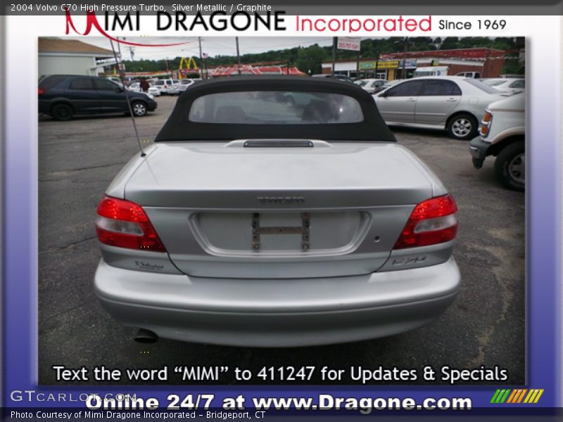 Silver Metallic / Graphite 2004 Volvo C70 High Pressure Turbo
