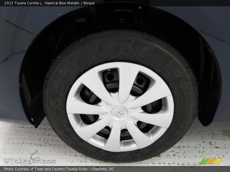 Nautical Blue Metallic / Bisque 2013 Toyota Corolla L