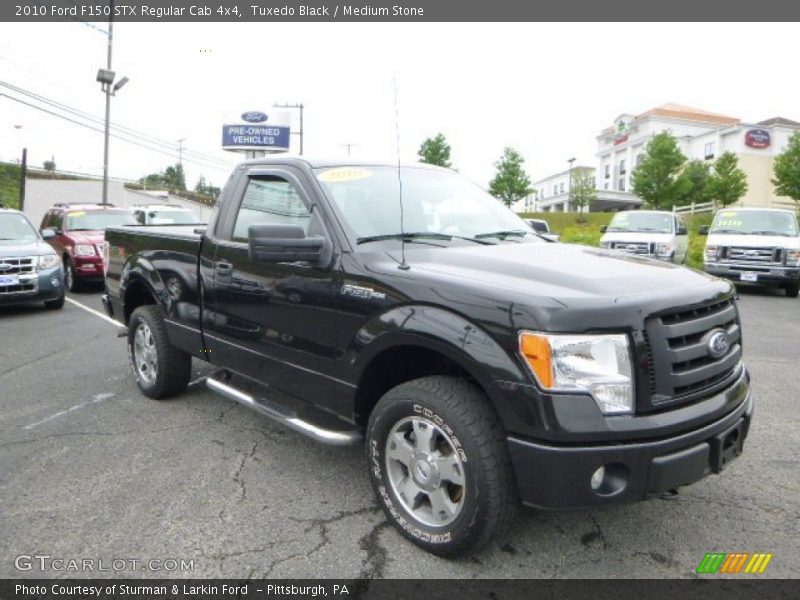 Tuxedo Black / Medium Stone 2010 Ford F150 STX Regular Cab 4x4