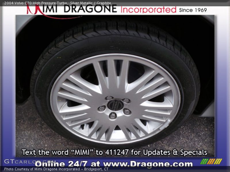 Silver Metallic / Graphite 2004 Volvo C70 High Pressure Turbo