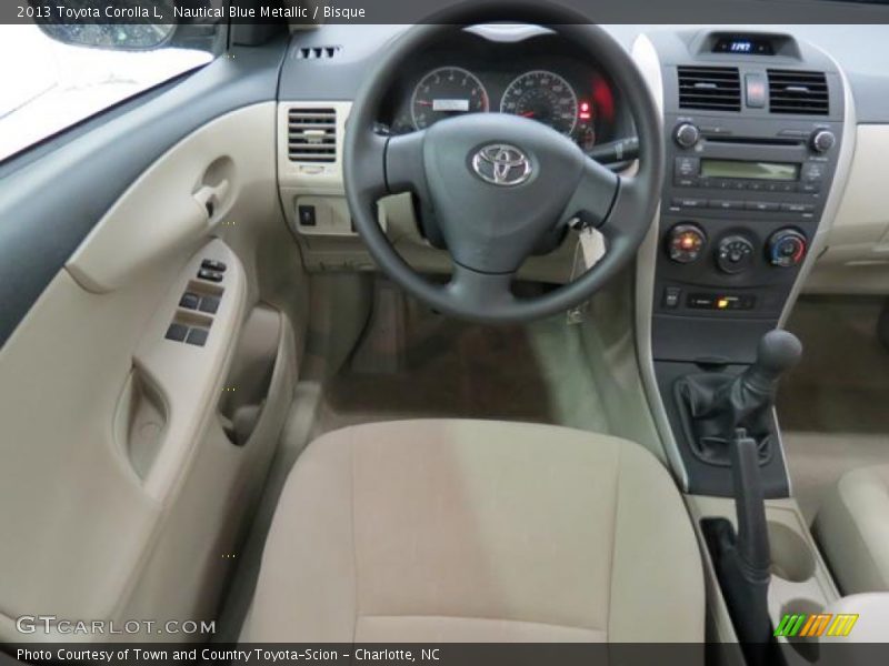 Nautical Blue Metallic / Bisque 2013 Toyota Corolla L