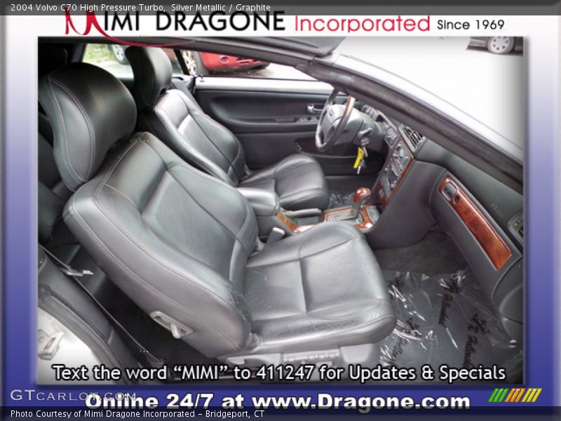 Silver Metallic / Graphite 2004 Volvo C70 High Pressure Turbo