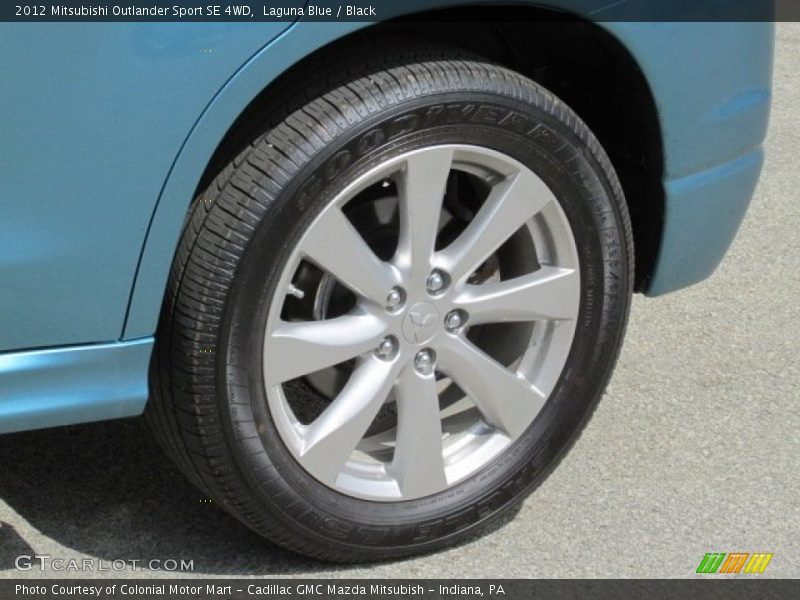 Laguna Blue / Black 2012 Mitsubishi Outlander Sport SE 4WD