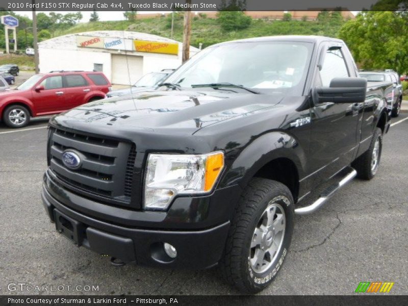 Tuxedo Black / Medium Stone 2010 Ford F150 STX Regular Cab 4x4