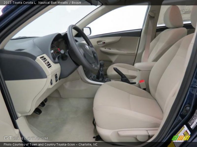 Nautical Blue Metallic / Bisque 2013 Toyota Corolla L