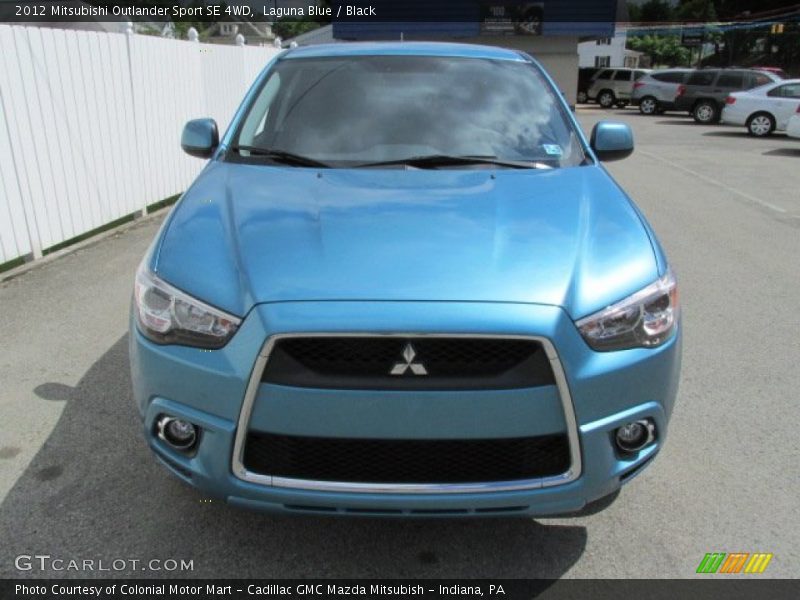 Laguna Blue / Black 2012 Mitsubishi Outlander Sport SE 4WD