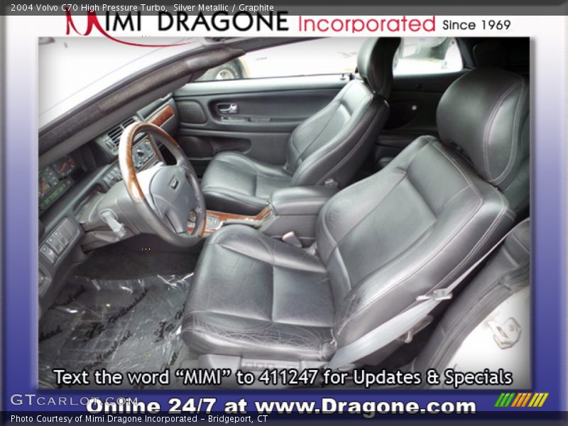 Silver Metallic / Graphite 2004 Volvo C70 High Pressure Turbo