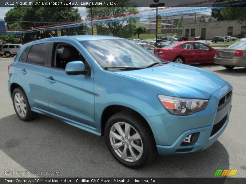 Laguna Blue / Black 2012 Mitsubishi Outlander Sport SE 4WD