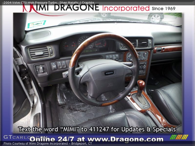 Silver Metallic / Graphite 2004 Volvo C70 High Pressure Turbo