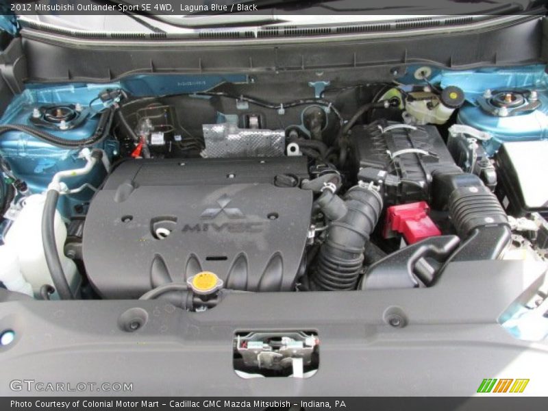 Laguna Blue / Black 2012 Mitsubishi Outlander Sport SE 4WD