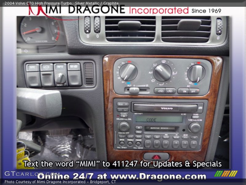 Silver Metallic / Graphite 2004 Volvo C70 High Pressure Turbo