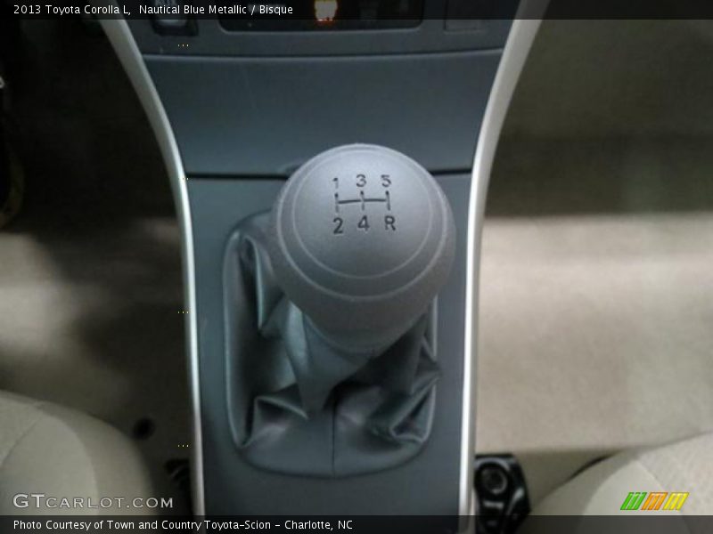 Nautical Blue Metallic / Bisque 2013 Toyota Corolla L