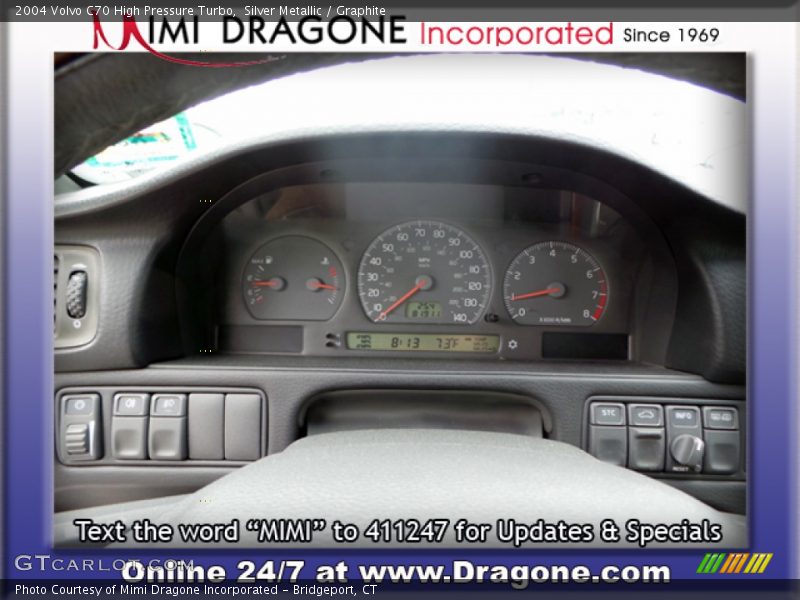 Silver Metallic / Graphite 2004 Volvo C70 High Pressure Turbo