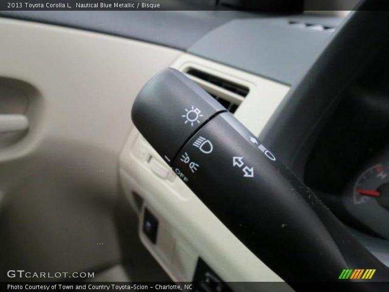 Nautical Blue Metallic / Bisque 2013 Toyota Corolla L