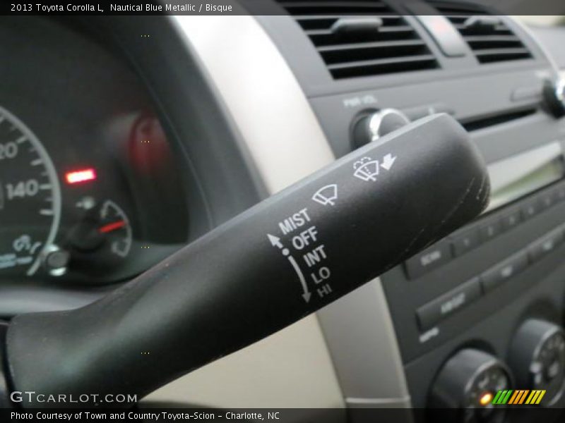 Nautical Blue Metallic / Bisque 2013 Toyota Corolla L