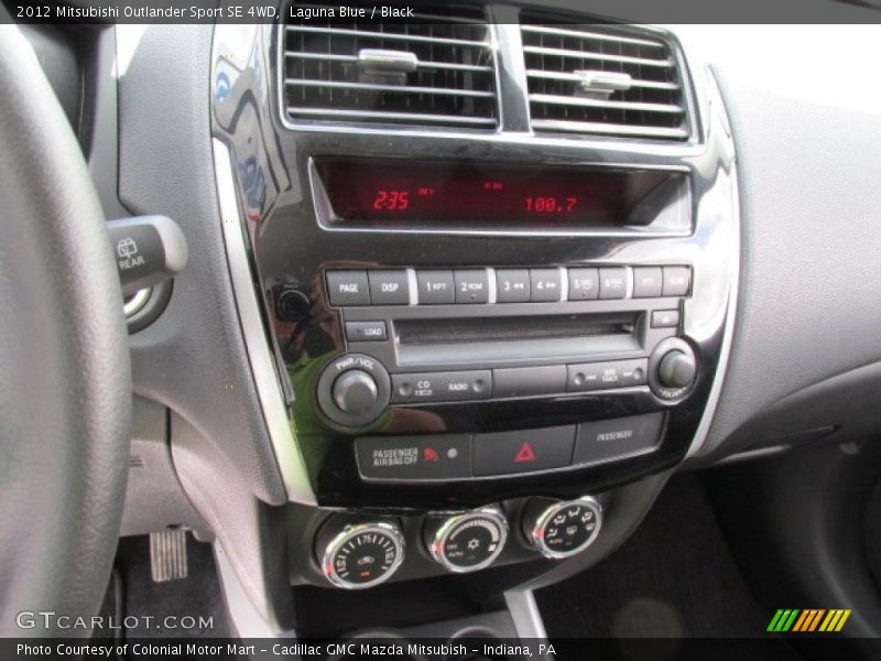 Laguna Blue / Black 2012 Mitsubishi Outlander Sport SE 4WD