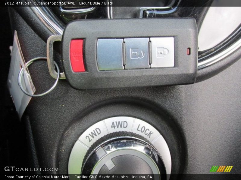 Laguna Blue / Black 2012 Mitsubishi Outlander Sport SE 4WD