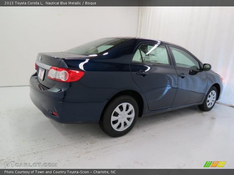 Nautical Blue Metallic / Bisque 2013 Toyota Corolla L