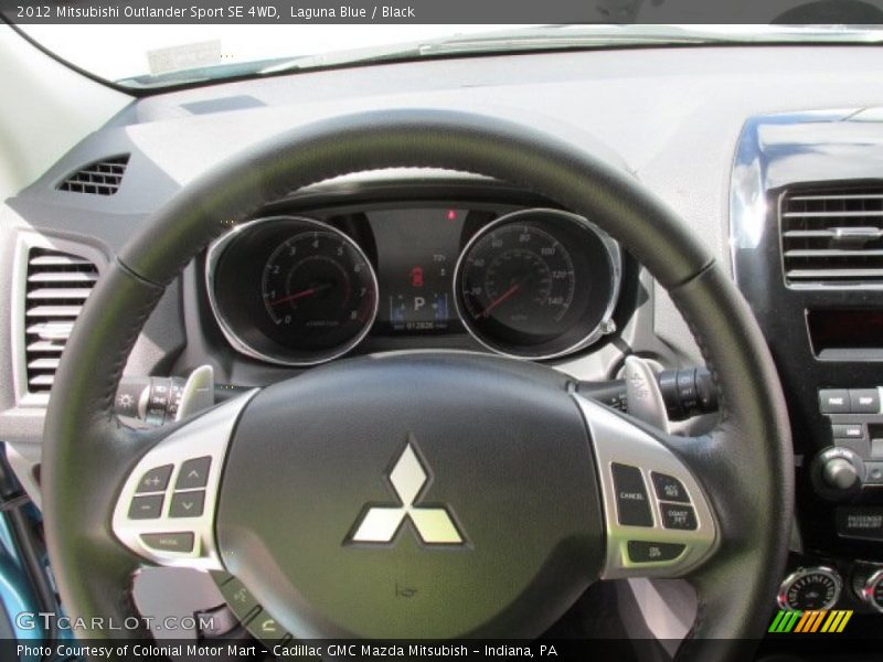Laguna Blue / Black 2012 Mitsubishi Outlander Sport SE 4WD