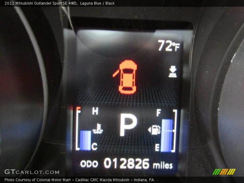 Laguna Blue / Black 2012 Mitsubishi Outlander Sport SE 4WD