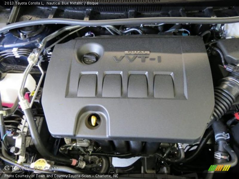 Nautical Blue Metallic / Bisque 2013 Toyota Corolla L