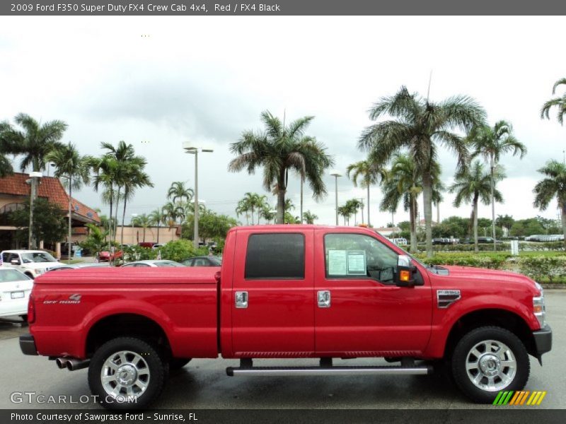  2009 F350 Super Duty FX4 Crew Cab 4x4 Red