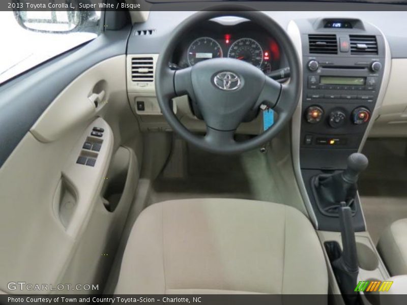 Super White / Bisque 2013 Toyota Corolla L